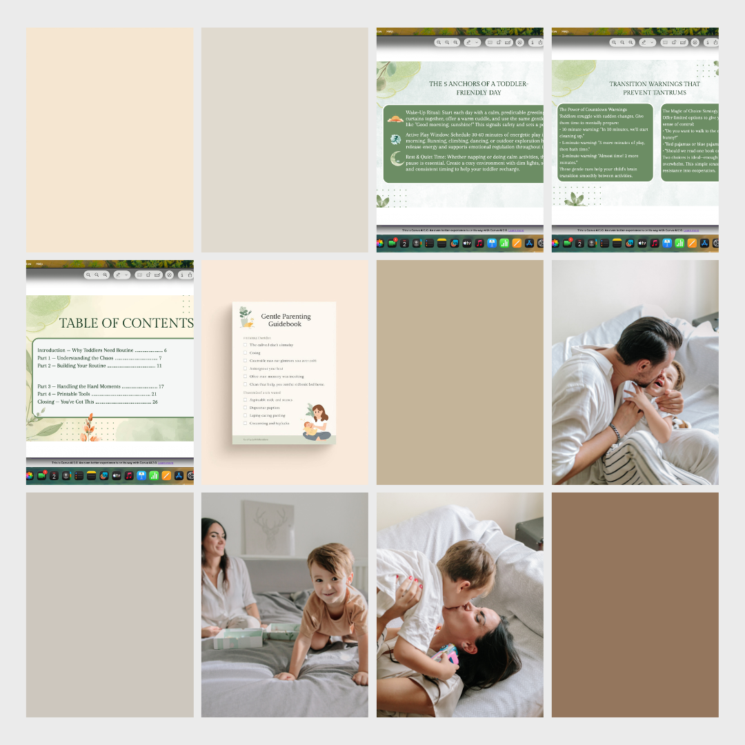 Calm the Chaos | Toddler Routine Guide + Meltdown Survival eBook PDF